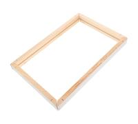CLISPEED Bastidor de Lienzo de Madera Ligera y Fácil de Almacenar para Pintar DIY en Dormitorio, Marco Portátil Minimalista y Elegante de Acero Inoxidable