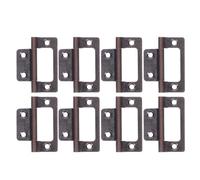 CLISPEED Bisagras para Puertas de Armarios Rodamientos Silenciosos, 10 Unidades de Bisagras Engrosadas de Acero Inoxidable, para Uso Intensivo en Cocinas, Caravanas y Muebles