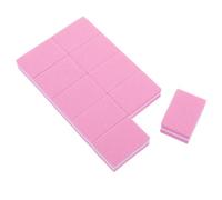 CLISPEED Bloques Pulidores De Uñas Esponja Rosa 50 Piezas Mini Para Manicura Mujeres Profesionales y Principiantes Uso Natural y Postizo