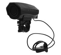 CLISPEED Bocina de Bicicleta Multifunción Portátil para Reemplazo, Negro | Instalación Simple, Accesorio Electrónico Profesional, Plástico Negro, Uso en Bicicletas Eléctricas y Montaña