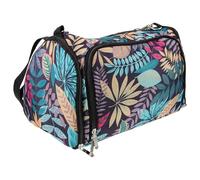 CLISPEED Bolsa de Almacenamiento para Labores de Crochet y Punto de Cruz Doble Capa y Cierre de Cremallera de Tela Oxford para Organizar Agujas y Hilos