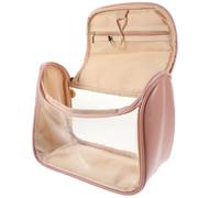 CLISPEED Bolsa de Maquillaje Transparente para Viaje Organizador Cosmético Portátil Gran Capacidad para Cosméticos Artículos de Aseo y Esmaltes para Mujeres y Hombres