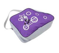 CLISPEED Bolsa para Patines Morada de Oxford Resistente Ruedas, Diseño Multifuncional y Cómoda para Almacenar y Transportar Patines de Hielo y Calzado