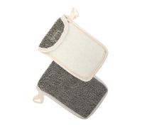 CLISPEED Bolsas De Espuma De Jabón Negro De Yute 2 Unidades Tamaño Mediano Para Baño Limpieza Exfoliante y Conservación De Jabón Artesanal