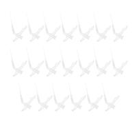 CLISPEED Boquilla de Pulverización de Plástico para de Espuma 1 MM Tubo Conector de Extensión 20 Piezas Accesorio Resistente a Temperatura para Mantenimiento y Hogar