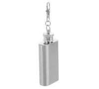 CLISPEED Botella de Whisky Inoxidable de Onzas con y Tapa Plana Petaca Portátil para Hombres y Mujeres para y Excursiones