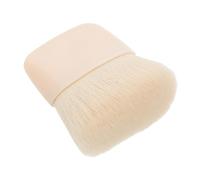 CLISPEED Brocha De Maquillaje Pinceles Para Maquillaje Brocha Pequeña Para Polvos Brocha Para Polvo Compacto Pincel De Maquillaje De Viaje Pinceles De Maquillaje De Poliéster. Beige