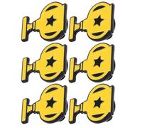 CLISPEED Broche de Solapa Trofeo Deportivo de Aleación de Zinc, Set de 6 Unidades, Accesorio Ligero para Trajes, Camisas y Bufandas, Pin de Chal Multiuso para Mujer y Hombre