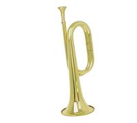 CLISPEED Bugle de Cobre para Principiantes de Banda de de Tocar y Transportar para Estudiantes y Músicos Noveles Diseño Práctico y Duradero Color Dorado