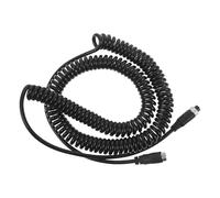 CLISPEED Cable de Alimentación de Vídeo de Aviación Resorte para Cámara de Respaldo de Vehículos Comerciales, Material Plástico y Aleación, Absorción de Impactos y Seguridad Mejorada
