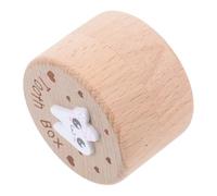 CLISPEED Caja De Madera para Guardar Dientes De Leche Cofre De Recuerdo Niñas como Tesoro De Hada De Dientes Perdido para Colección y Exhibición