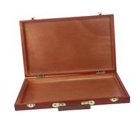 CLISPEED Caja de Madera Portátil para Pintura con Compartimentos para Herramientas y Lápices Maletín Ligero y Duradero para Almacenamiento de Oleos y Rotuladores para Artistas y Dibujo