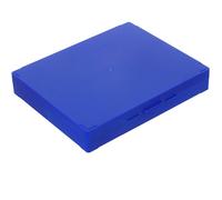 CLISPEED Caja Organizadora de 100 Lugares, Plástico Azul Cierre Seguro para Espacios de Laboratorio
