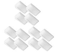 CLISPEED Calzas Niveladoras para Muebles y Mesa Transparentes De PVC, Cuñas Pequeñas Flexibles para Estabilizar Puertas y Gabinetes, Juego De 12 Piezas para Mejoras del Hogar