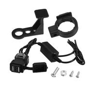 CLISPEED Cargador de Teléfono para Motocicleta USB Dual para Dispositivos Compatible con Vehículos para Aire