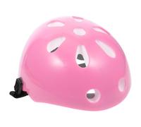 CLISPEED Casco Ajustable para Protección Ciclismo y Patinaje Casco Infantil con Carcasa Plástica Resistente y Almohadilla Absorbente de Impactos para Bicicleta Scooter y Skate Rosa