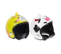 CLISPEED Casco De Protección para Pollo y Aves, Divertido Casco para Mascota, Material Plástico Resistente, Talla Única, Uso Exterior para Sol y Lluvia, Protector para Gallinas y Aves De Corral