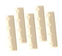 CLISPEED Cejuela Ranurada Para Guitarra De 4 Cuerdas, Conjunto De 5 Piezas De Plástico, Accesorios Para Cuerdas De Guitarra, Repuestos Para Puente, Soporte Estable Para Uso Profesional