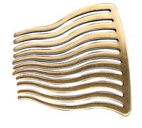 CLISPEED Cepillo De Pelo Ondulado Peine De Latón Cabello Exquisito Adorno Cabello Para Peinados Creativos