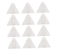 CLISPEED Cerraduras Para Armarios Infantiles Autoadhesivas 12 Piezas Blancas, Pestillos De Seguridad Para Puertas Corredizas, Protección Para Ventanas y Armarios, Seguridad Para Niños Pequeños Hogar