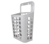 CLISPEED Cesta de Lavandería de Plástico Grande Plegable Gris Contenedor para Ropa Sucia Doméstica Organizador para Baño Dormitorio y Lavadero Cesta Organizadora Multiusos