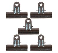 CLISPEED Clips Bulldog Vintage de 48 MM 5 Piezas Abrazaderas de Hierro Retro para Fotos Documentos y Notas Clips de Papel para Oficina Porta Notas de Escritorio y Organización de