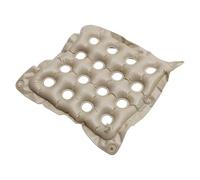 CLISPEED Cojín de Asiento Inflable de Pvc Beige para Descompresión y Protección Humedad, Adecuado para Sillas Mecedoras y Cojines de Asiento de Coche