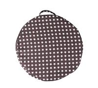 CLISPEED Cojín Elevador Redondo Para Silla De Comedor Infantil, Antideslizante, De Esponja Cómoda, Diámetro 32 Cm, Color Café Estrella, Para Niños, Uso Casa y Restaurante