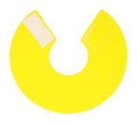CLISPEED Collar Antimordeduras para Loros Cono Isabelino De Microfibra Amarillo XS para Recuperación Tras Cirugía Accesorios para Pájaros Mascotas Pequeñas