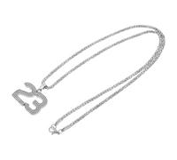 CLISPEED Collar Colgante para Hombre 23 Colgantes en Aleación de Plata, Textura Cómoda y Buen Acabado, Obsequio Día del Padre Adecuado para Hombres Estilo Moderno