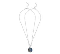 CLISPEED Collar Colgante Yin Yang Mujer, Diseño Tai Chi Bagua Montaña y Mar, Aleación Resistente sin Decoloración, Joyas de Amistad para Ocasiones Obsequios