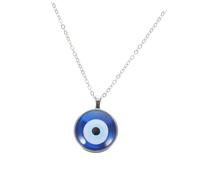 CLISPEED Collar de Amuleto de Protección para Mujeres Joyería de Colgante de Turco Azul Elegante y Resistente la Deformación para y