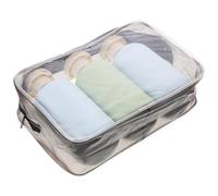 CLISPEED Combinación De Botella De Lavado Rellenables Para Viaje Botellas De Plástico De Prueba De Fugas Para Tocador y Maletas Para Champú y Acondicionador