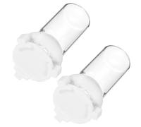 CLISPEED Comederos de Agua para Hormigas de Vidrio y Plástico 10ml Resistencia y Dureza, Paquete de 2 Piezas para Alimentación en Verano y Cuidado de Hormigas