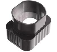 CLISPEED Conector de Bajante para Canalón de Agua Lluvia 60x80 a 75 Mm Adaptador de Drenaje Exterior Accesorio para Sistema de Recogida de Agua Lluvia