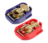 CLISPEED Conector de Batería de Cobre para Coche Pinza Borne Batería, Estabiliza Corriente y Reemplazo Conveniente, Adecuado para Automóviles y Vehículos Recreativos