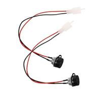 CLISPEED Conectores de Carga para Motocicleta Eléctrica 2 Piezas Accesorios para Scooter 49cc Suministro Automotriz para Cargadores Compatible Mini Bicicletas Instalación Rápida y