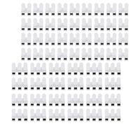 CLISPEED Conectores Eléctricos de Resorte Rápidos para Cables, Bloque de Terminales Compacto Ch-2 y Ch-3, 100 Piezas, Conector de Cable a Presión para Cableado Seguro en Electrodomésticos