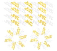 CLISPEED Confeti Decorativo para Fiesta de Año y Plata Adorno Ligero para Mesa y Escenario de Celebración