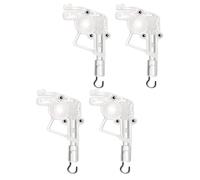 CLISPEED Controlador de Inclinación 4 Piezas para Fácil de Instalar y Versátil Persianas Horizontales de Plástico Hexagonal para Sala y Dormitorio