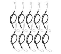 CLISPEED Cordón Elástico Espiral para Bolígrafo 23 CM 16 Unidades Correa Antipérdida Retráctil de Plástico Transparente Compatible Lápiz Táctil y Portapapeles Adecuado para Oficina y