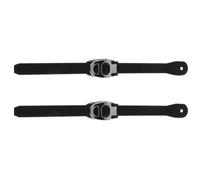 CLISPEED Correa con Hebilla en Forma de Corazón de 250mm para Patines | Goma y Pvc, Color Negro, con Tornillos Incluidos, Uso Diario y Sesiones de Patinaje