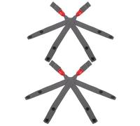 CLISPEED Correa para Casco de Seguridad y Ajustable con Botón 4 Piezas Correa de Barbilla para Casco de Construcción Accesorio para Protección Obra y Trabajo