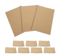 CLISPEED Cuaderno de Notas Multilayer, Diseño en Blanco 10 Piezas en Papel Kraft sin Carbón Copia Automática para Creatividad, Adecuado para Actividades Onthego y Contextos Personales