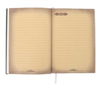 CLISPEED Cuaderno Vintage Tapa de Pu, Bloc de Notas Fácil de Llevar, Papel para Dibujo, Diario Clásico para Viaje y Bocetos Creativos