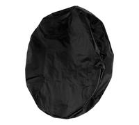 CLISPEED Cubierta Antipolvo Redonda para Ventilador de Piso, Tela Oxford Negra 210d, Diámetro 80 Cm, Funda Protectora Lavable para Ventiladores de Pedestal, Uso Interior y Exterior