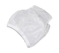 CLISPEED Cubierta de Pañal para Adultos en Tpu Blanco, Pantalones Impermeables Reutilizables para Mujeres, Uso Nocturno y Doméstico, Protección Antifugas Xl para 70-80kg
