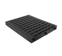 CLISPEED Cubierta de Rejilla de Drenaje Plástico Interconectable para Exteriores Compatible con Sistemas de Alcantarillado para Jardines, Patios y Veredas Fácil Instalación y Limpieza