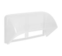 CLISPEED Cubierta para Enchufe Doble Tipo 86 Caja Protectora Transparente Resistente Intemperie Tapa de Enchufe para Exteriores y Baño Protección Infantil y Antisalpicaduras