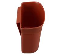 CLISPEED Cubo Basura Coche Colgante Resistente Abs y PU Contenedor Multiusos con Soporte Paraguas y Portabotellas para Asiento Delantero Fácil Instalación y Limpieza